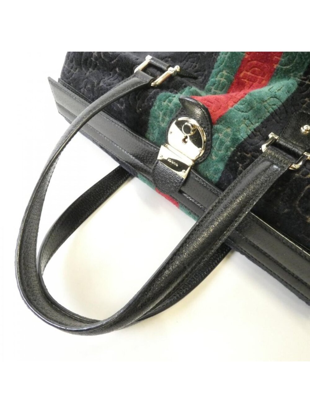 ★SOLD★ Gucci Boston Bag Travel Bags Black - Picture 7 of 9